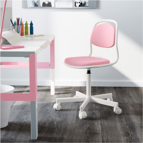 IKEA 903.208.27 Krzesło biurowe Örfjäll dla dzieci, rozowo biale IKEA 903.208.27 Krzesło biurowe Örfjäll dla dzieci, rozowo biale