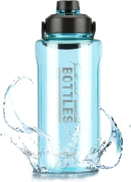 Olerd Butelka na wodę 2 L ze zdejmowanym sitkiem, bez BPA niebieski