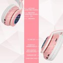 Sendowtek Słuchawki Bluetooth z uszami kota LED Light Składane