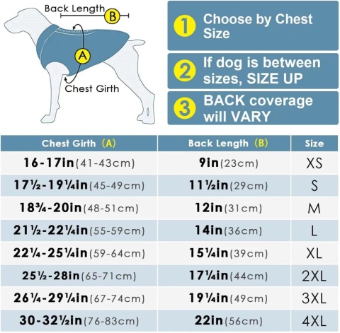 ThinkPet płaszcz dla psa XL, wodoodporny, wiatroszczelny, dwustronny