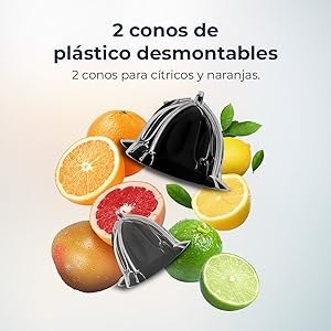 Xqueeze RetroJuice 600 Elektryczna wyciskarka do cytrusów do pomarańczy i cytrusów beżowy