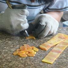 Ręcznie szlifowane szkło witrażowe