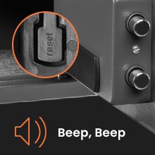 biometryczna bezpieczna cyfrowa klawiatura odciski palców sejf elektroniczny sklep biometryczny stal
