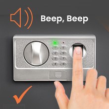 biometryczna bezpieczna cyfrowa klawiatura odciski palców sejf elektroniczny sklep biometryczny stal