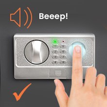 biometryczna bezpieczna cyfrowa klawiatura odciski palców sejf elektroniczny sklep biometryczny stal